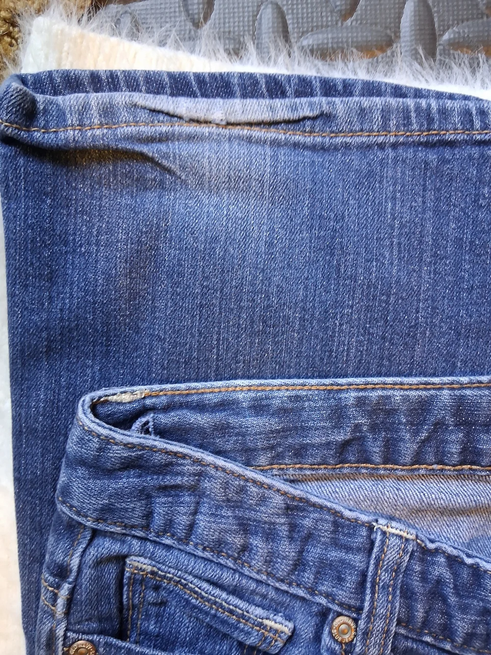 Old Navy Girls Blue Flare Bottom Jeans